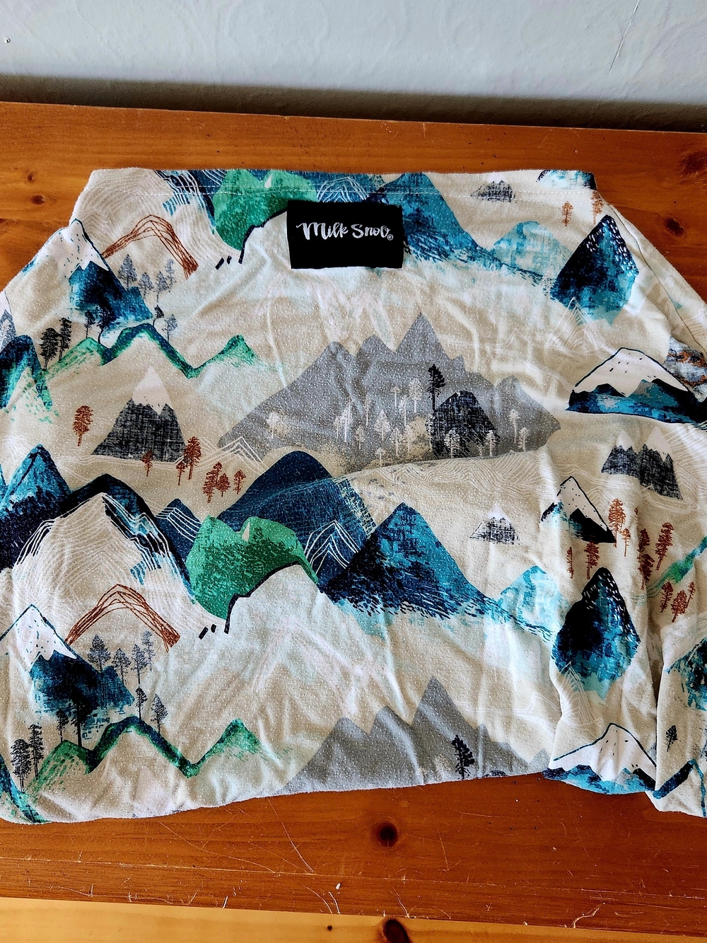 Milk Snob Mountain Print Car Seat or Breastfeeding/nursing Cover